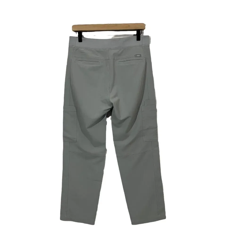 Figs Men's Axim Cargo Scrub Pants - Gray - Small